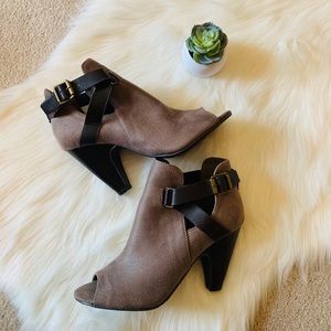 Soda Peep Toe Booties